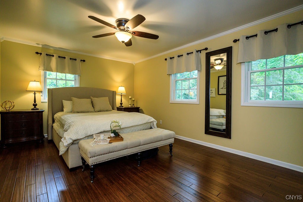 1399 Berry Road Fabius, NY 13084 - Photo 17 of 49 Main level bedroom with double closet and full bat