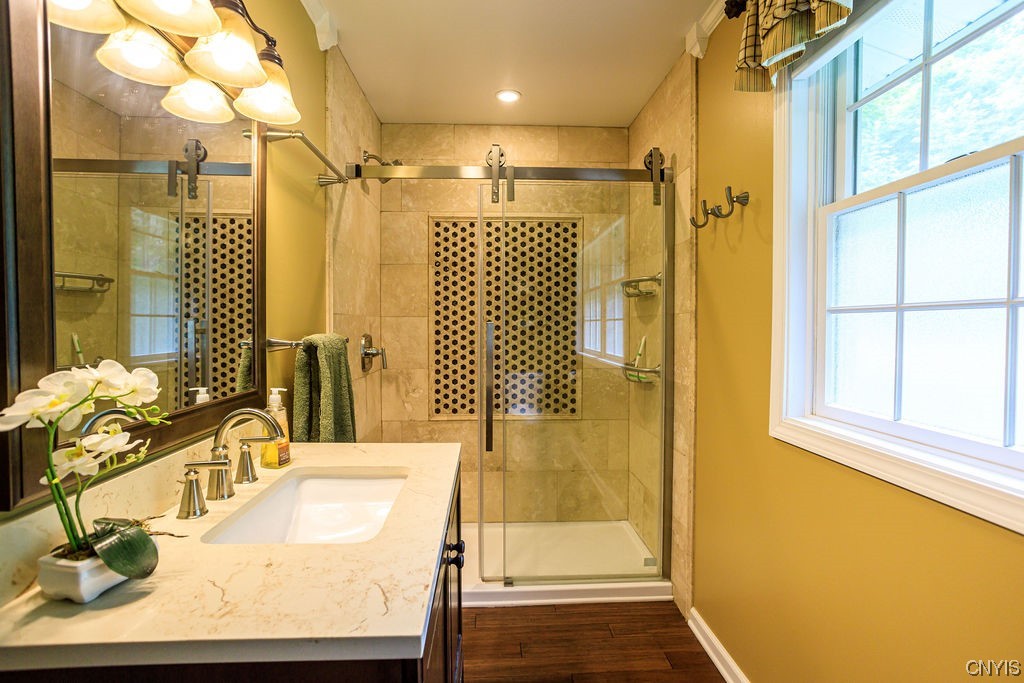 1399 Berry Road Fabius, NY 13084 - Photo 19 of 49 Owner's bathroom, gorgeously done.