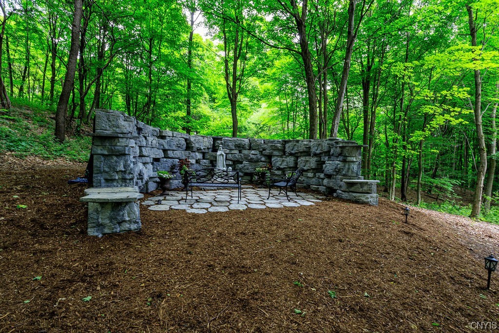 1399 Berry Road Fabius, NY 13084 - Photo 40 of 49 Very cool stone work throughout the property inclu