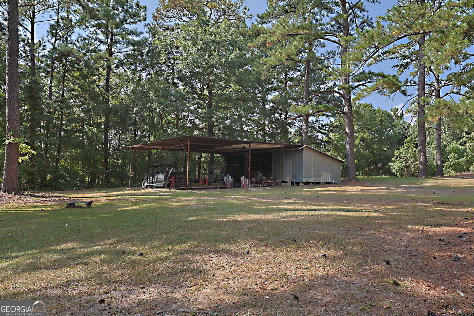 994 Highway 315 Fortson, GA 31808 - Photo 36 of 46 a view of a big house with a big yard and large trees