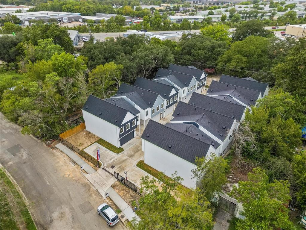 4012 Northfield Lane Houston, TX 77092 - Photo 16 of 17 an aerial view of a house with a yard