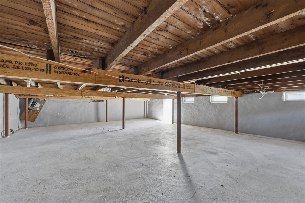 1024 Westhampton Road Northampton, MA 01062 - Photo 18 of 23 a view of empty room with wooden ceiling