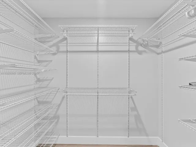 a view of walk in closet