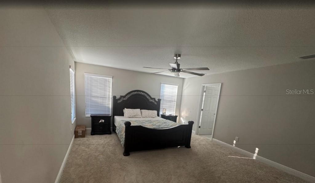 14698 Horse Trot Road Lithia, FL 33547 - Photo 7 of 13 a bed room with a bed and a chandelier