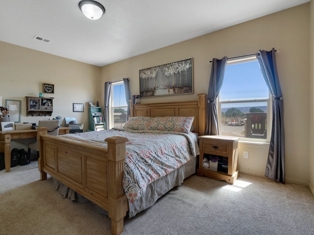 1855 Golden Ranch Road Fruita, CO 81521 - Photo 10 of 24 a bedroom with a bed and a window