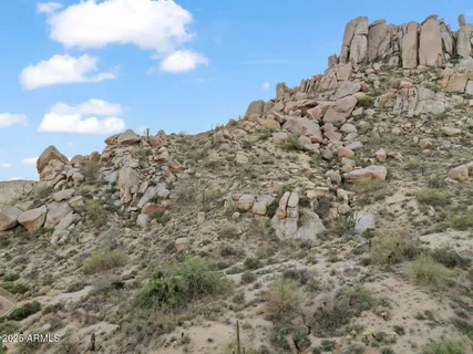 a view of city and mountain