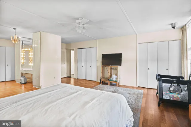 a view of a balcony with city view