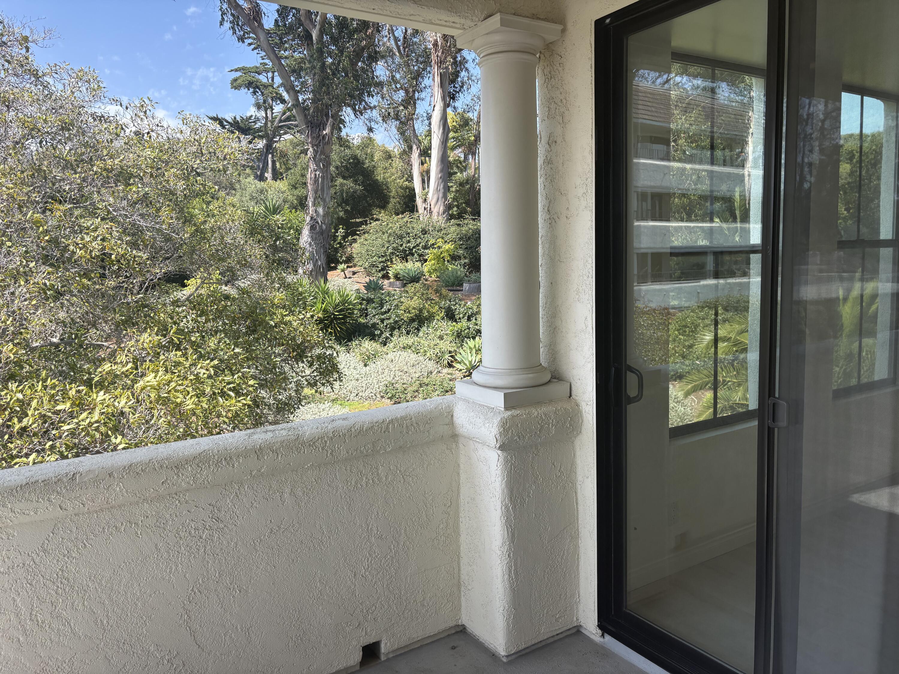 1220 Coast Village Road, Unit 304 Santa Barbara, CA 93108 - Photo 9 of 17 balcony to gardens