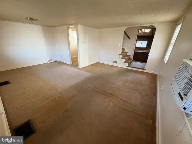 a view of empty room