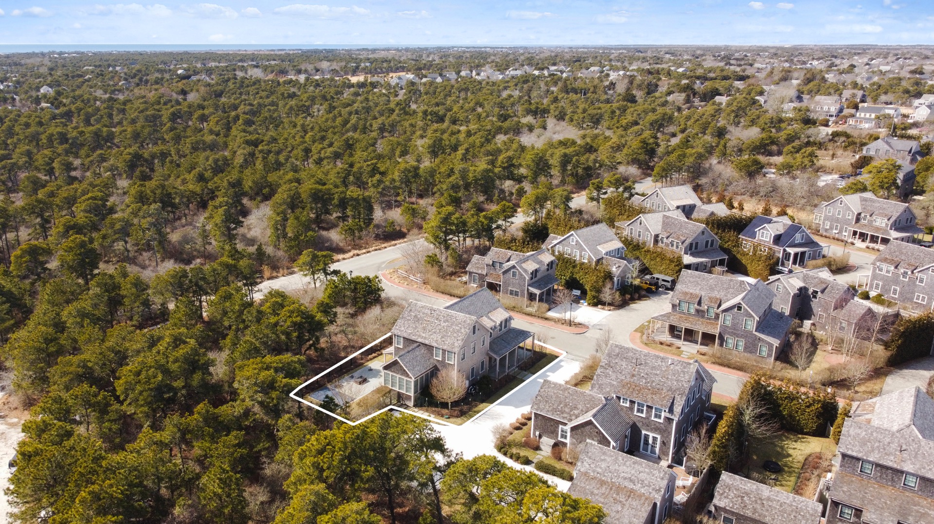 2 Blazing Star Road Nantucket, MA 02554 - Photo 43 of 47 an aerial view of multiple house