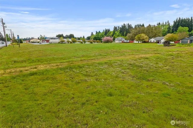 a view of a swimming pool with an ocean view