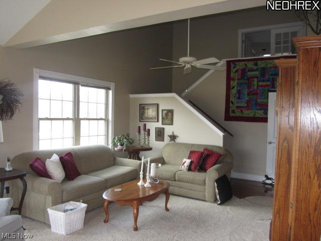 3839 Sandy Lake Road Ravenna, OH 44266 - Photo 13 of 23 The stairs lead to the second master suite with full bath.
