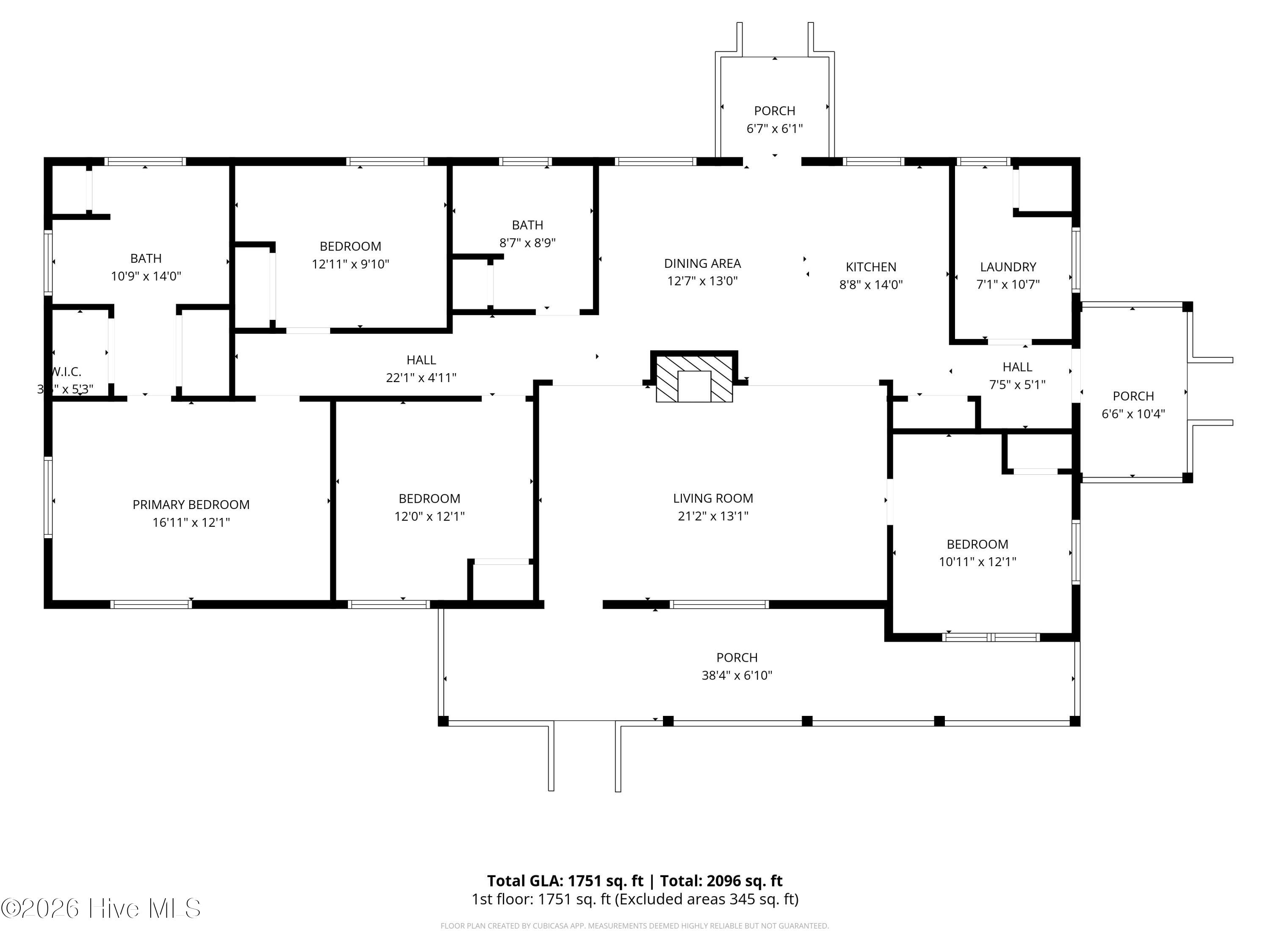 277 Bennetts Bridge Road Mount Olive, NC 28365 - Photo 50 of 50 1-Floorplan_1