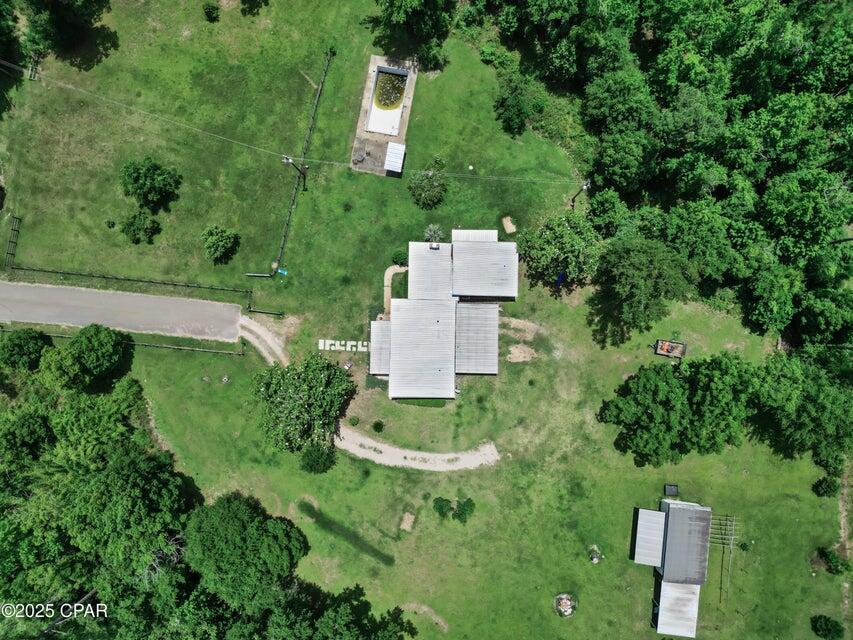 133 Devane Road Chattahoochee, FL 32324 - Photo 3 of 39 an aerial view of a house with a yard