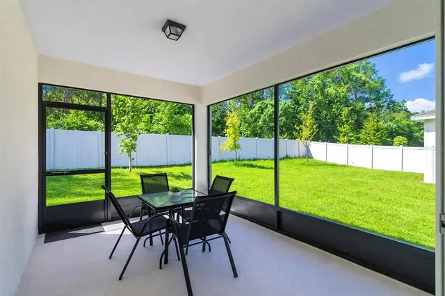 a view of an outdoor sitting area