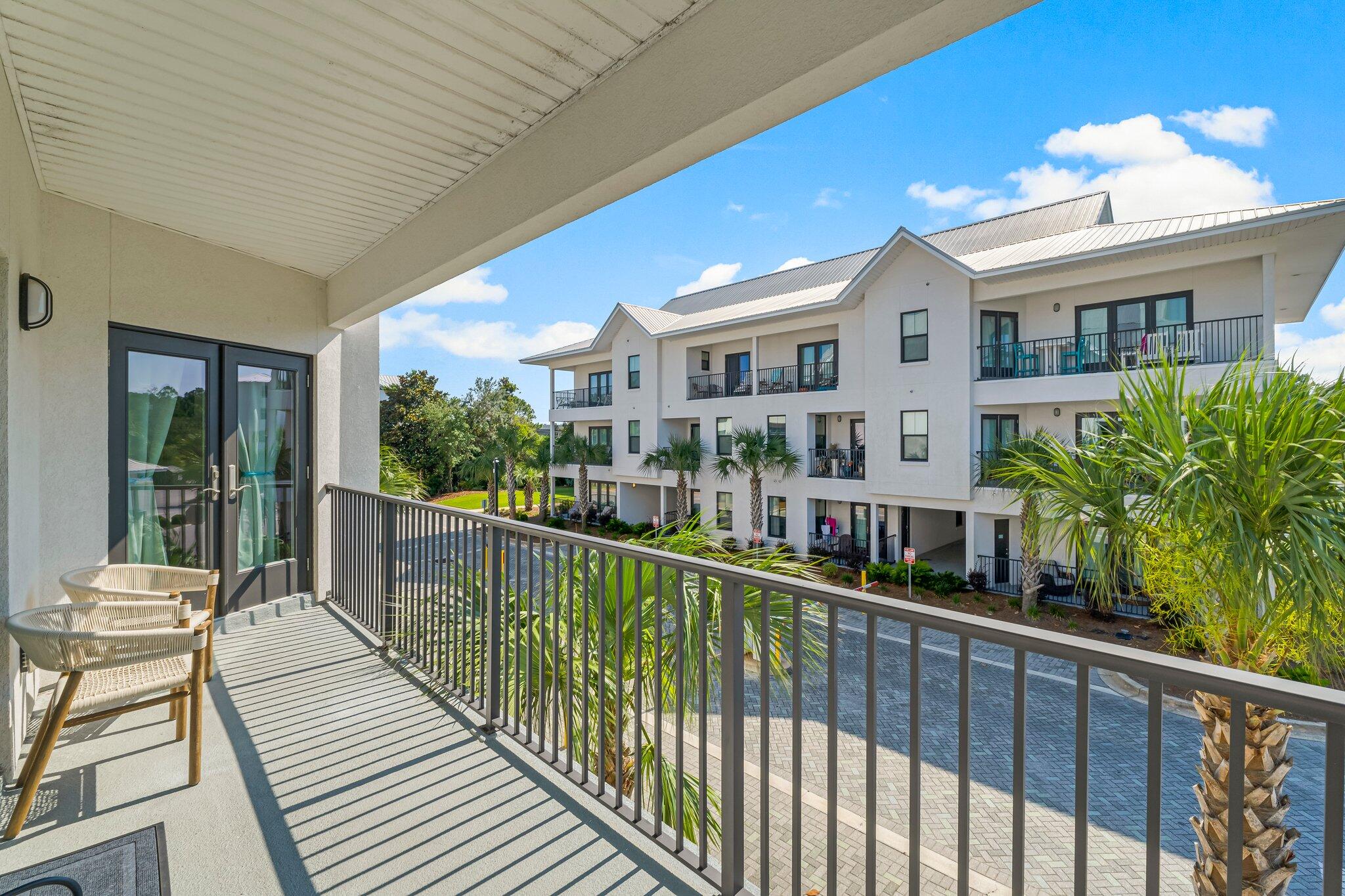 3958 West County Highway 30A, Unit 124 Santa Rosa Beach, FL 32459 - Photo 17 of 51 a view of a street from a balcony