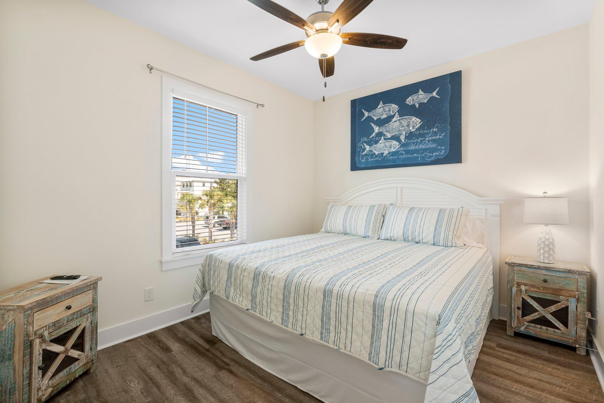 3958 West County Highway 30A, Unit 124 Santa Rosa Beach, FL 32459 - Photo 26 of 51 a bedroom with a large bed and a window
