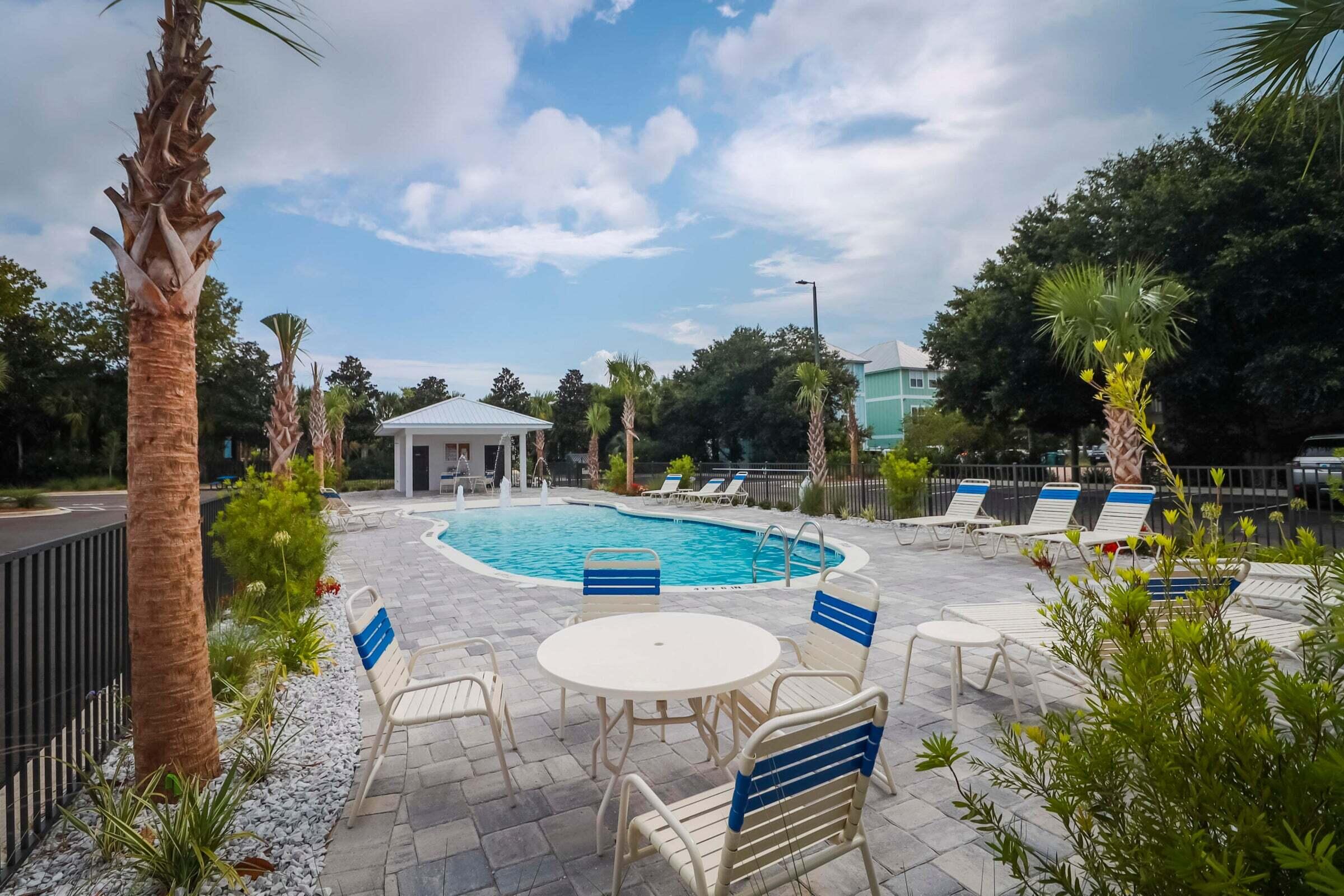3958 West County Highway 30A, Unit 124 Santa Rosa Beach, FL 32459 - Photo 37 of 51 a view of a swimming pool with a patio