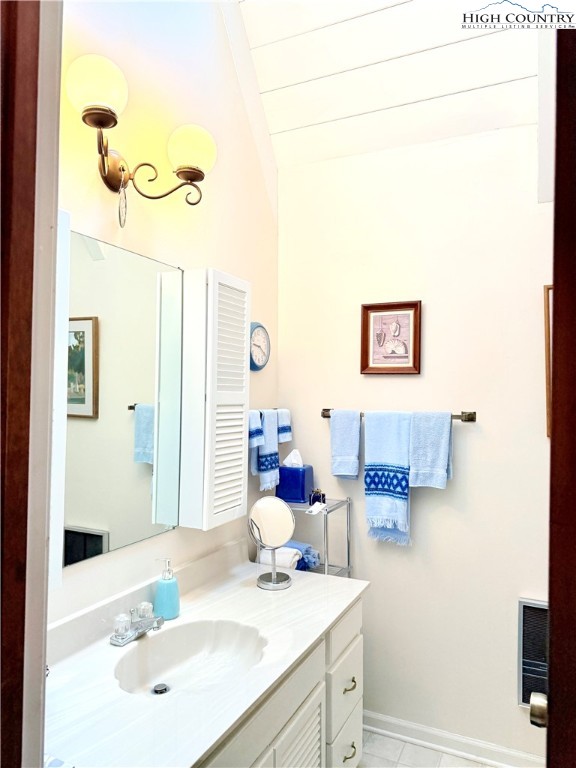 118 Pine Ridge Loop Newland, NC 28657 - Photo 27 of 50 a bathroom with a sink and a mirror