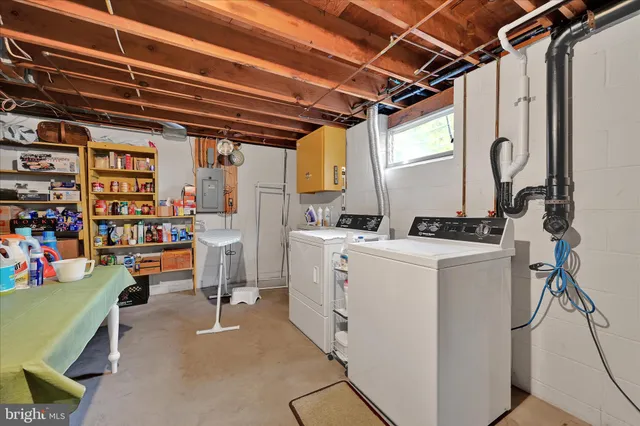 a view of storage and utility room