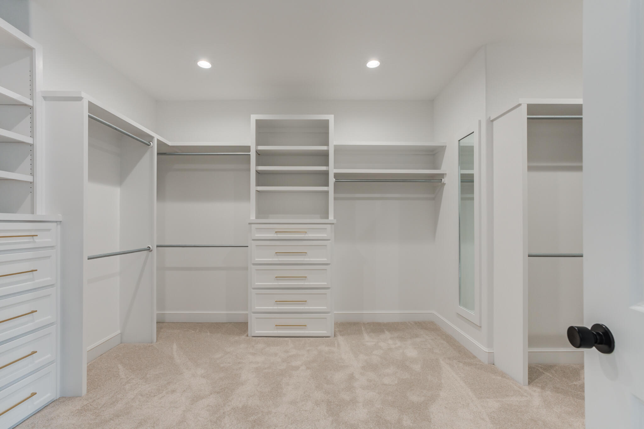4602 140th Street Lubbock, TX 79424 - Photo 37 of 56 a view of walk in closet with empty racks