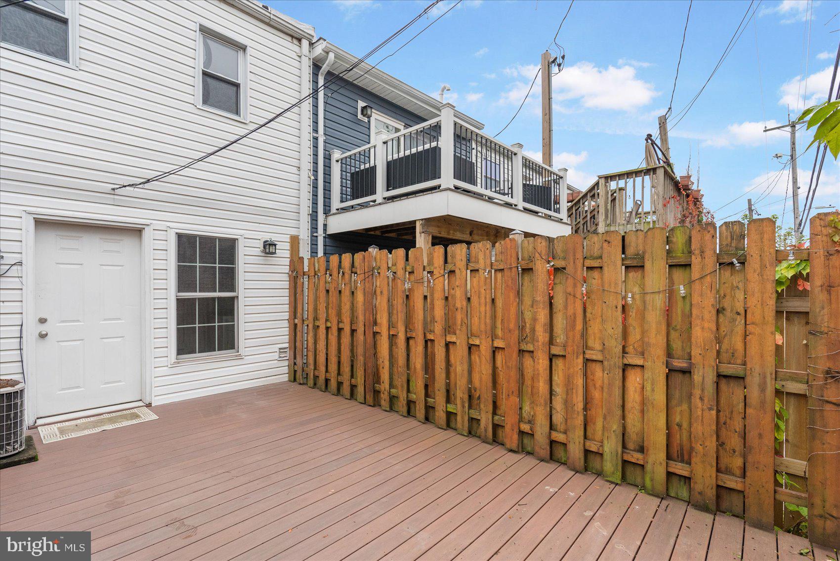 3112 Keswick Road Baltimore, MD 21211 - Photo 44 of 48 Rear deck replaced in mid-2020 w/ synthetic
