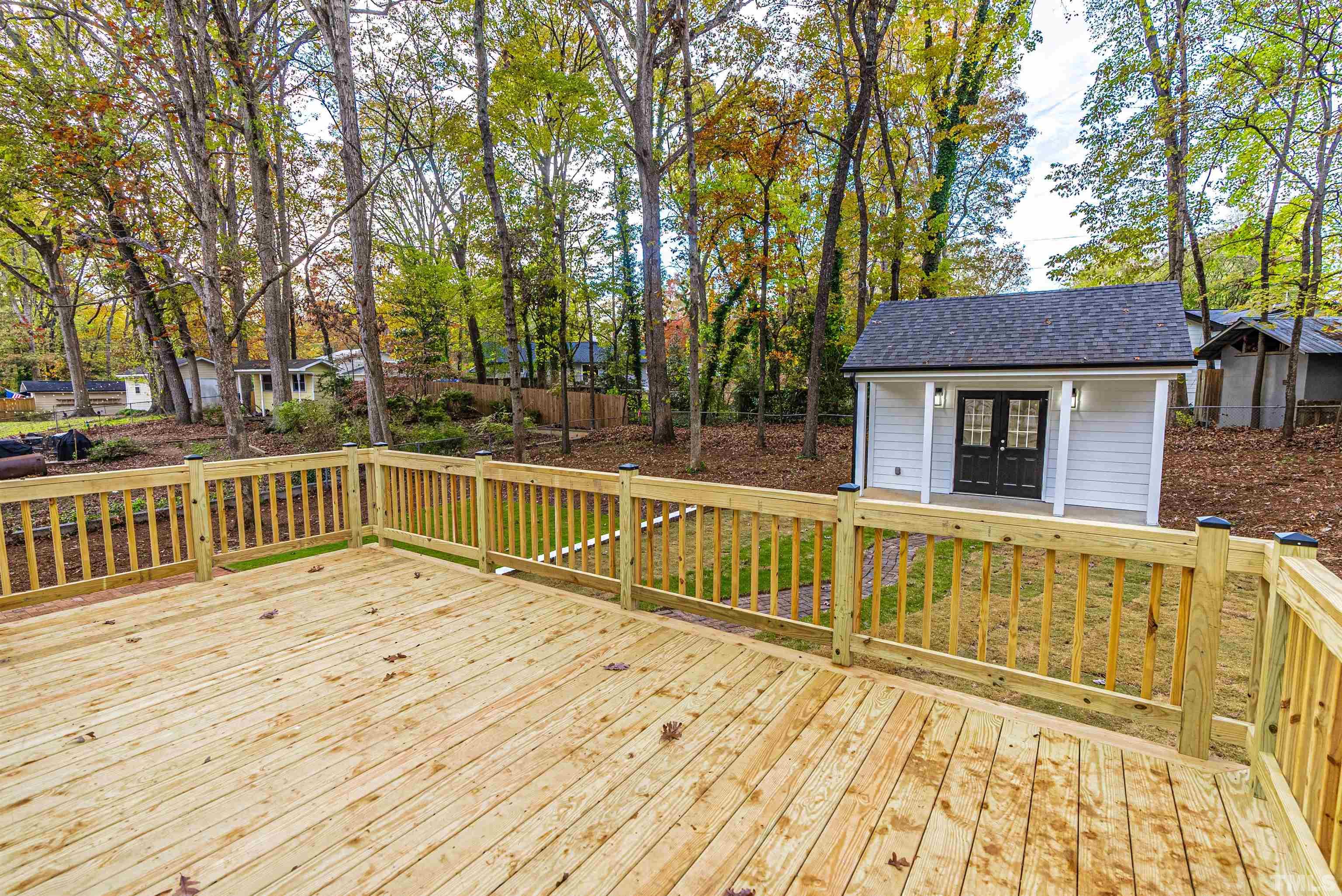5405 Emerson Drive Raleigh, NC 27609 - Photo 36 of 46 a view of a house with a wooden floor