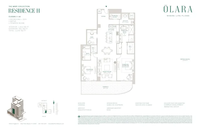 $2,431,000 | 1919 North Flagler Drive, Unit 1112, West Palm Beach, FL 33407