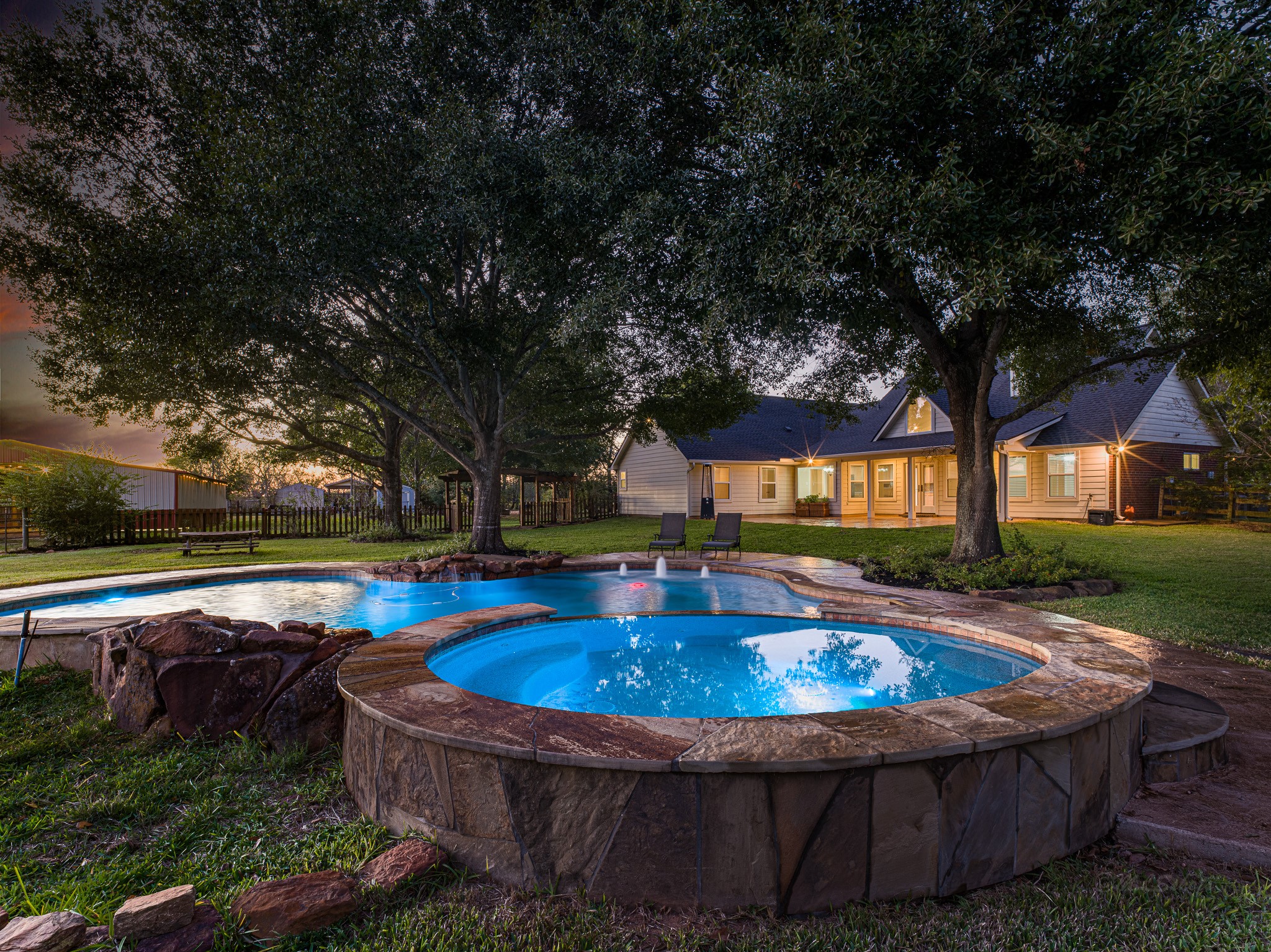 32601 Rogers Road Fulshear, TX 77441 - Photo 43 of 50 Just imagine coming home after a long day at the office to unwind in this amazing hot tub!