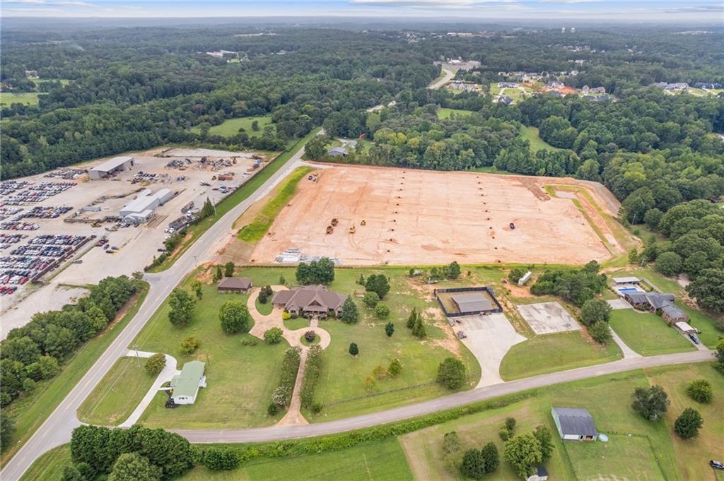 2932 Highway 124 Jefferson, GA 30549 - Photo 33 of 46 an aerial view of a house