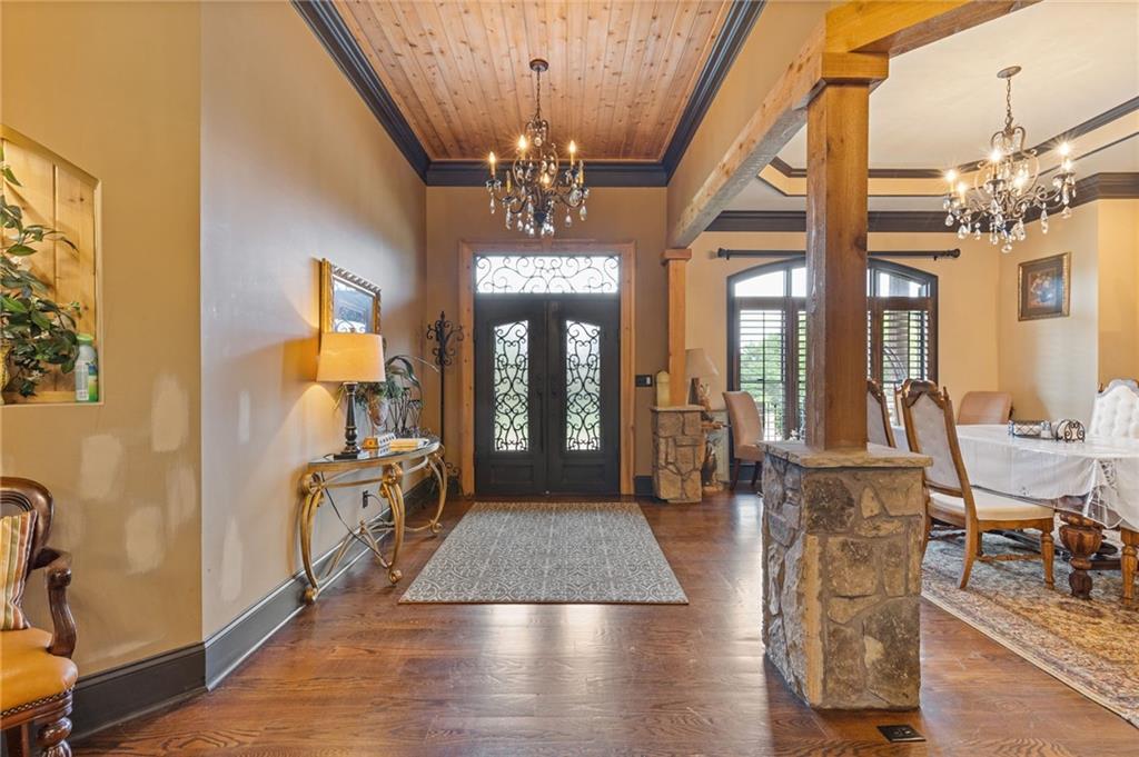2932 Highway 124 Jefferson, GA 30549 - Photo 8 of 46 a view of a dining room with furniture window and wooden floor