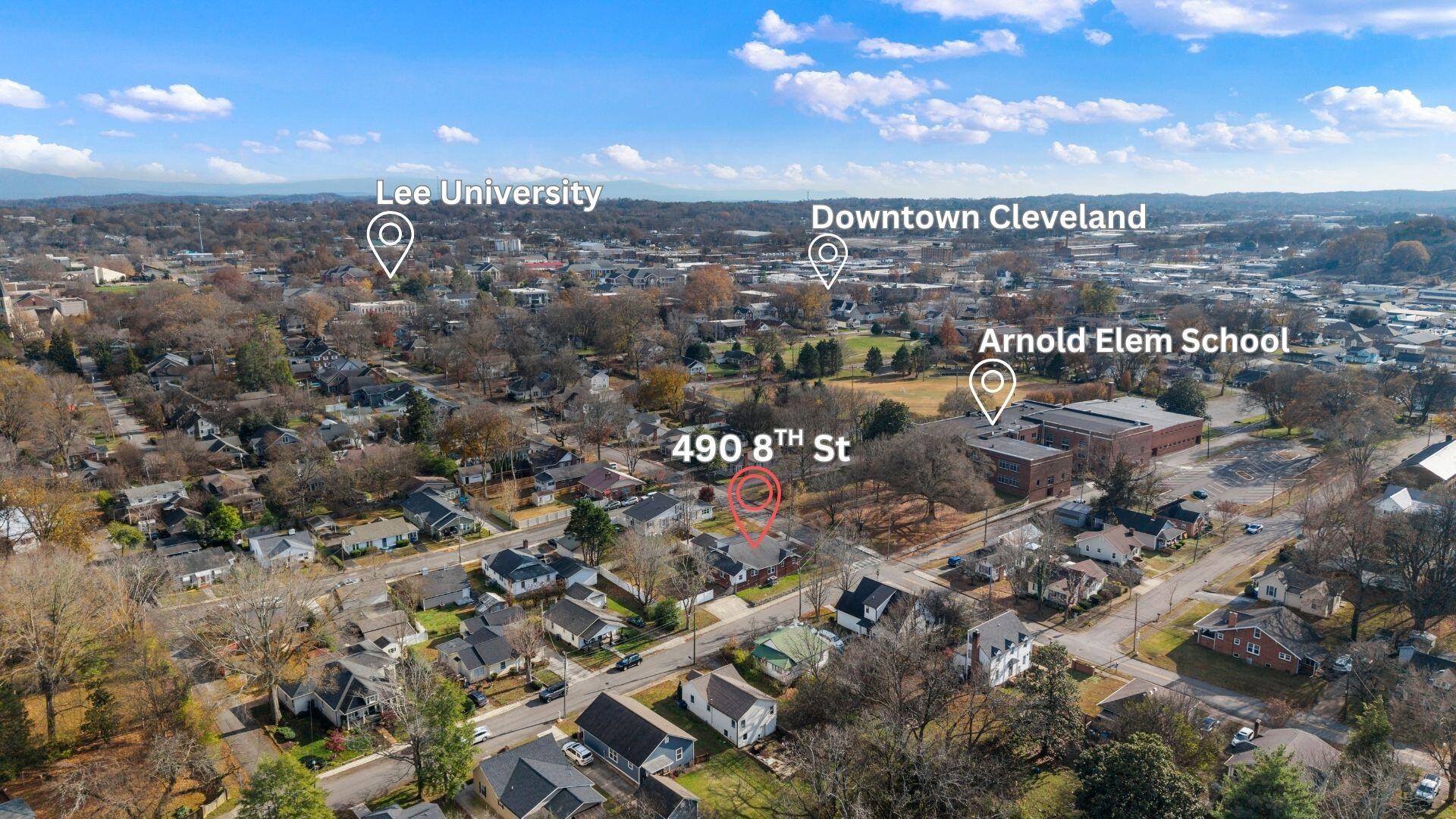 490 8th Street Northwest Cleveland, TN 37311 - Photo 2 of 9 a view of a city