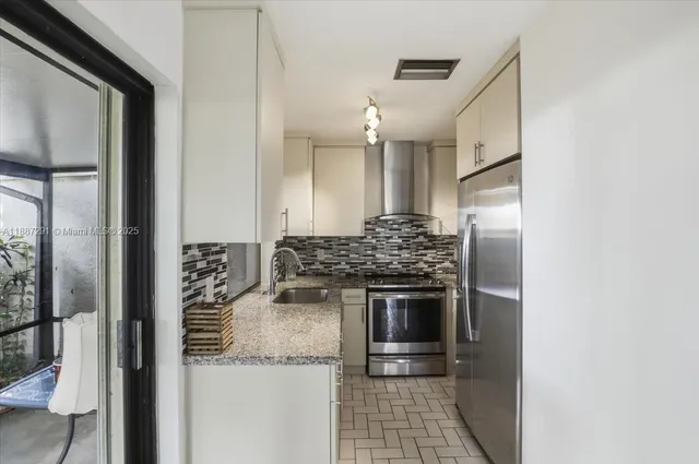 a close view of sink and mirror