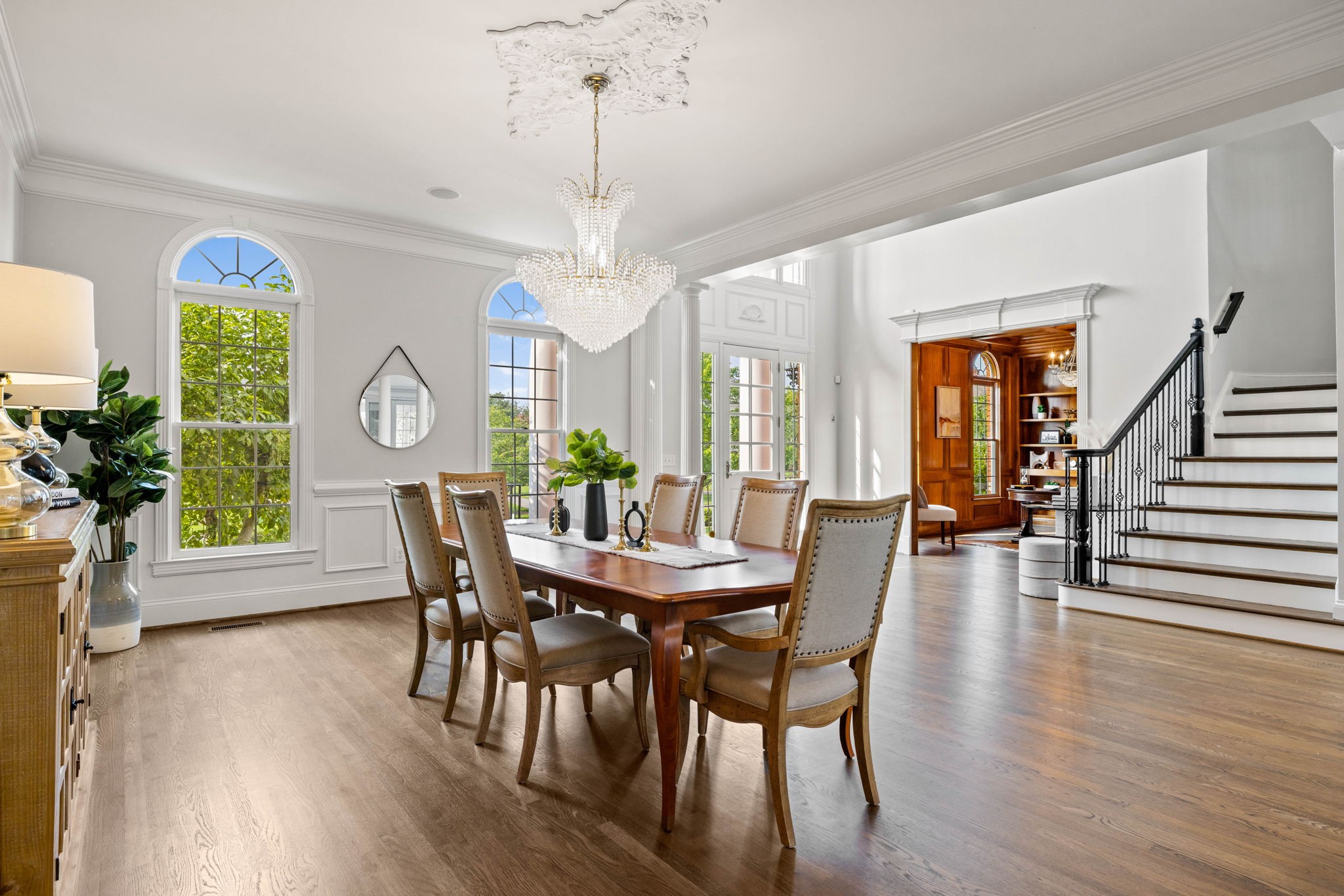 701 Sinclair Circle Brentwood, TN 37027 - Photo 12 of 70 a view of a dining room with furniture window and wooden floor
