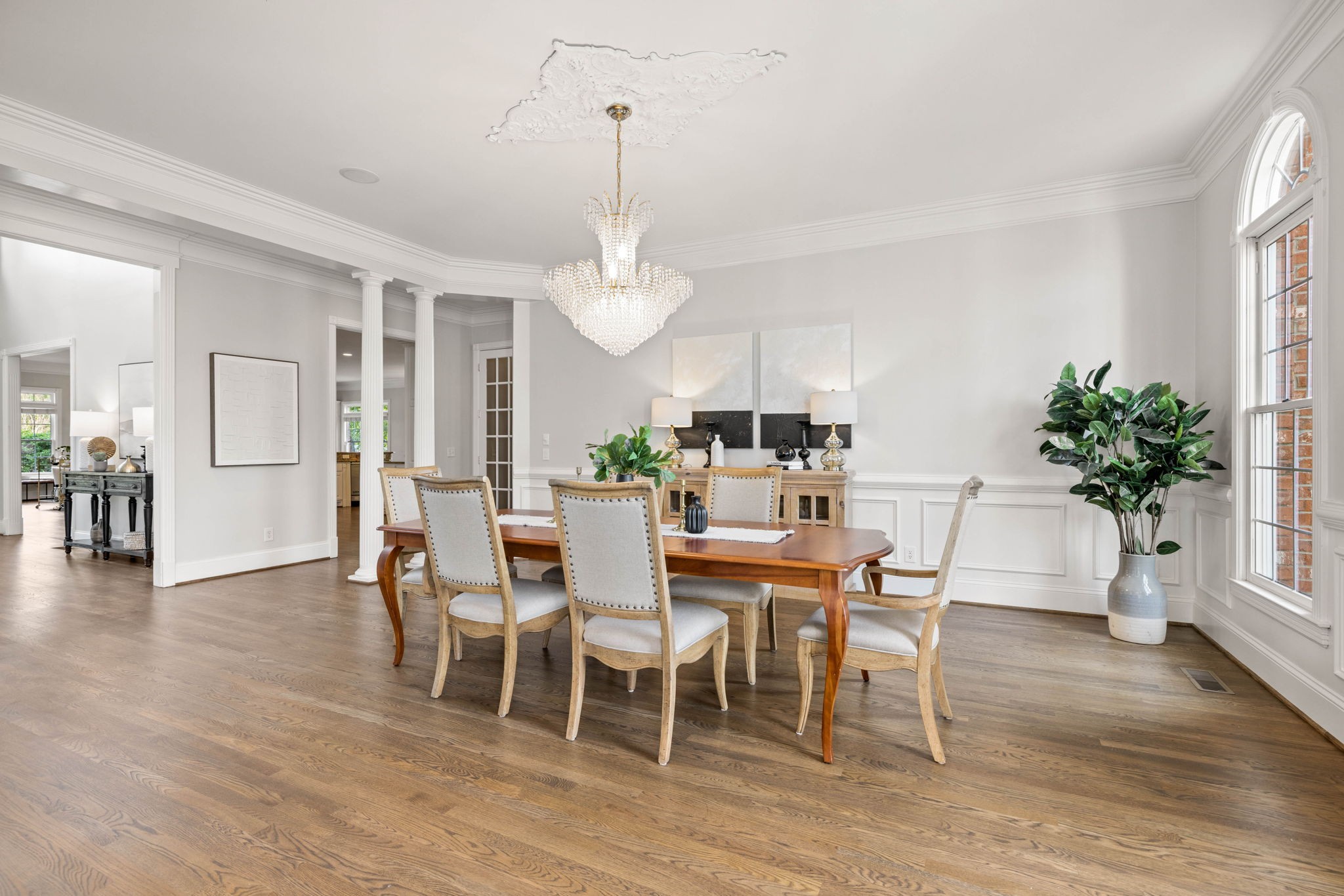 701 Sinclair Circle Brentwood, TN 37027 - Photo 13 of 70 a view of a dining room with furniture window and wooden floor