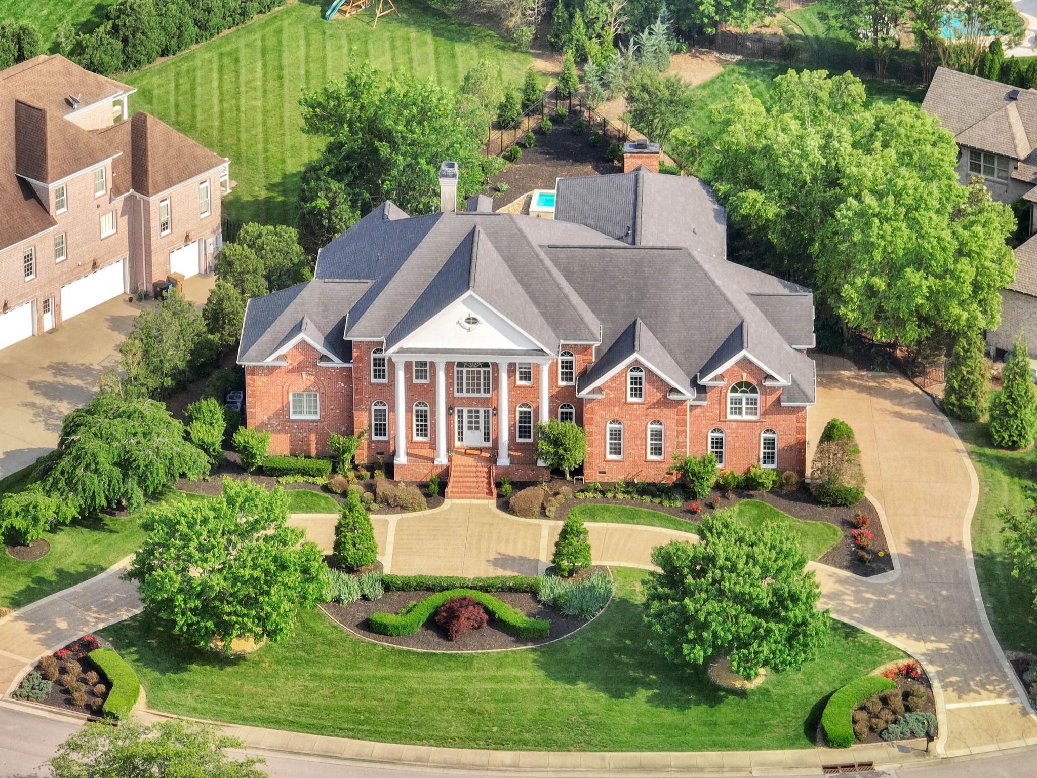 701 Sinclair Circle Brentwood, TN 37027 - Photo 2 of 70 an aerial view of a house with swimming pool garden and patio