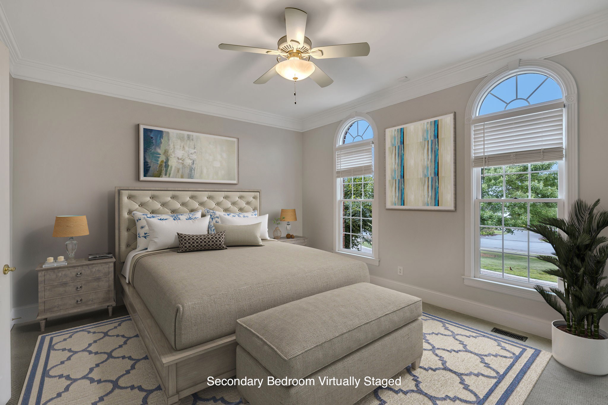 701 Sinclair Circle Brentwood, TN 37027 - Photo 38 of 70 a bedroom with a bed a couch and a window