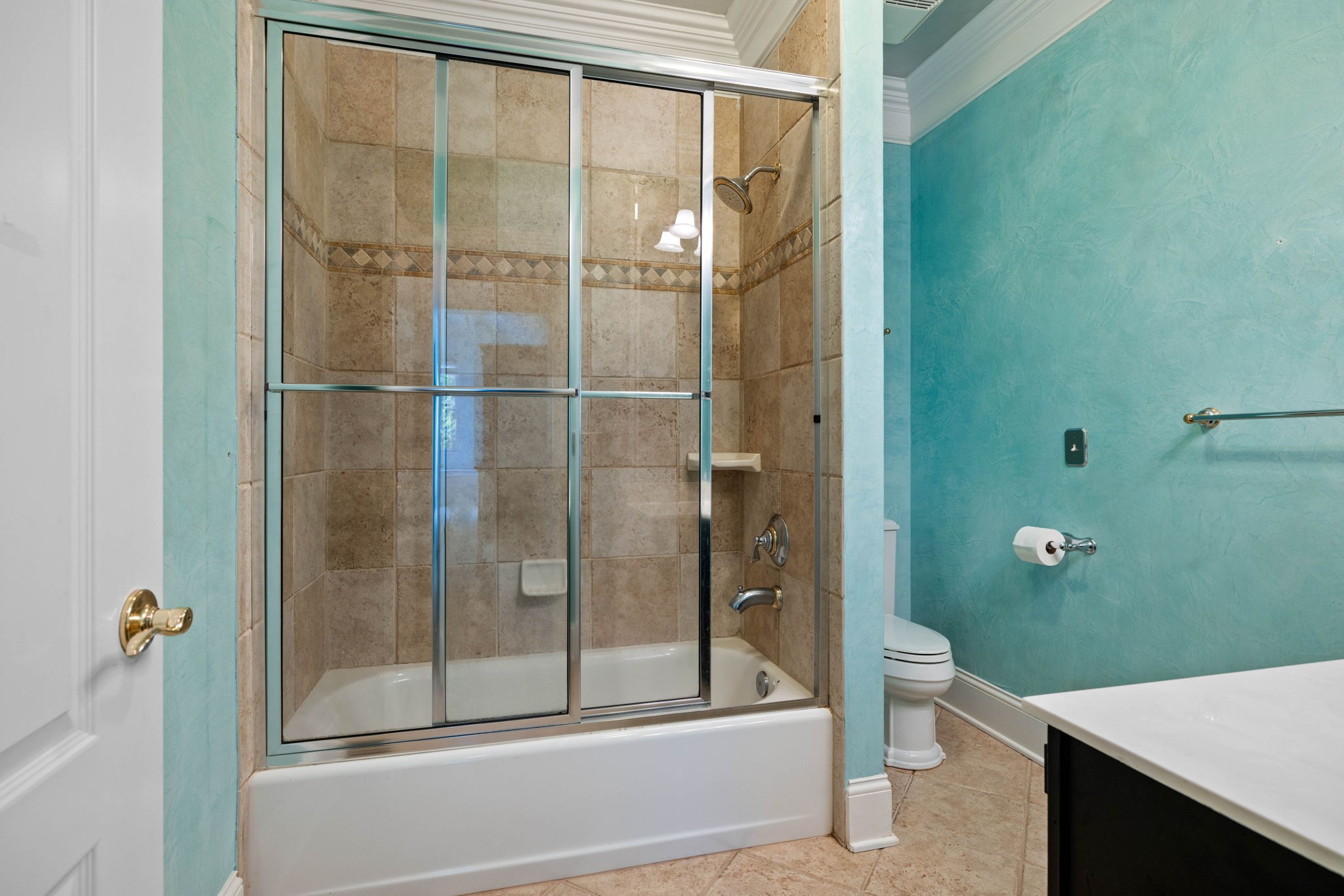 701 Sinclair Circle Brentwood, TN 37027 - Photo 44 of 70 a bathroom with a shower and a toilet