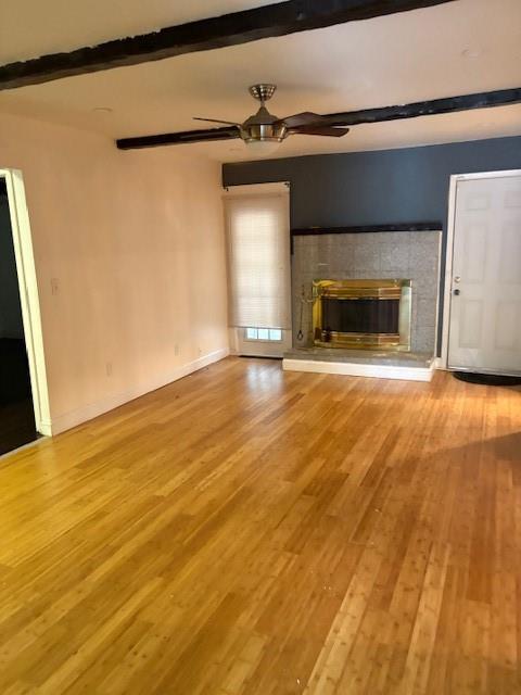 4092 Pepperdine Drive Decatur, GA 30034 - Photo 4 of 6 a view of empty room with wooden floor and fireplace
