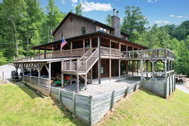 a view of a house with a patio