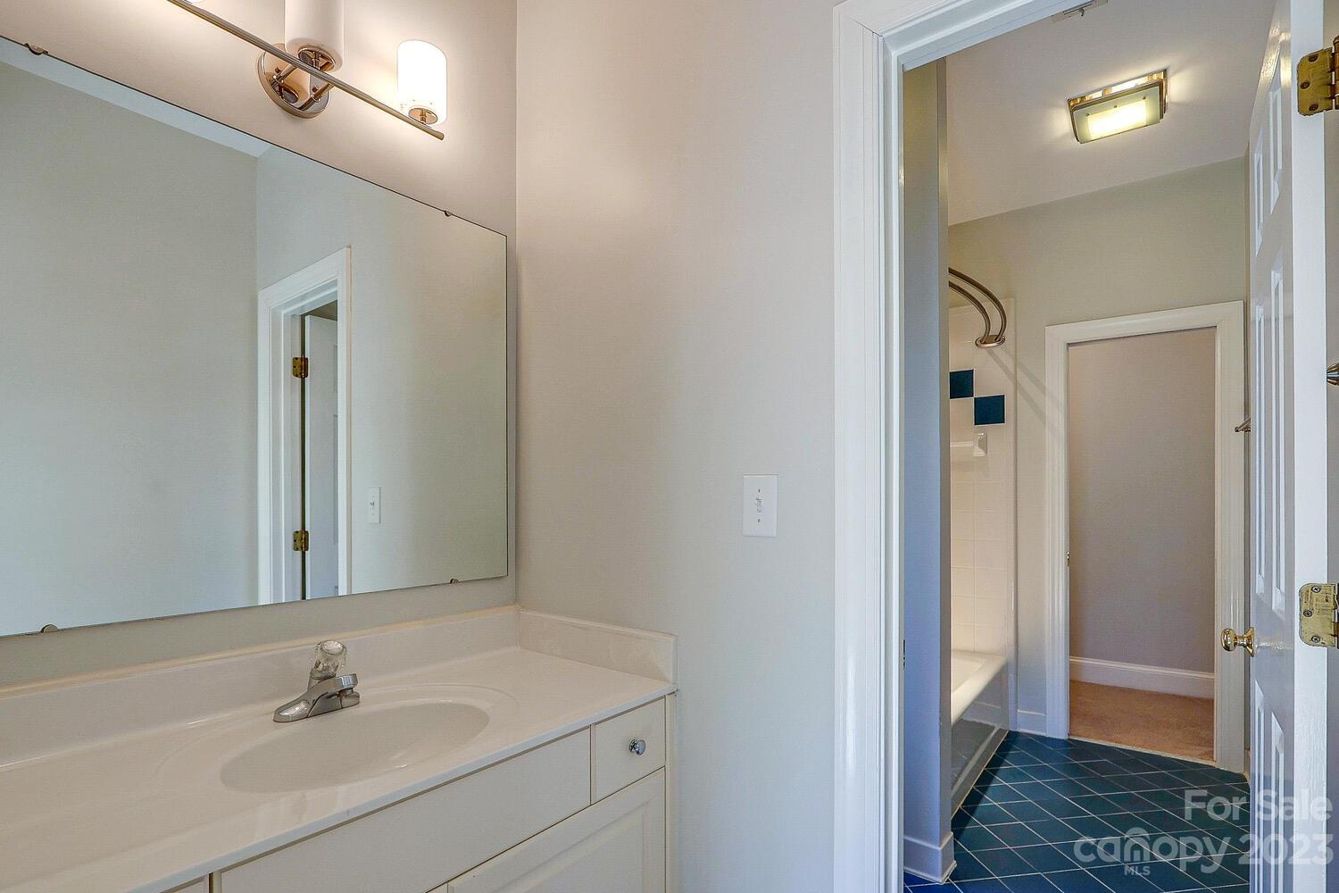 1732 Rutledge Avenue Charlotte, NC 28211 - Photo 25 of 30 a bathroom with a sink and a mirror