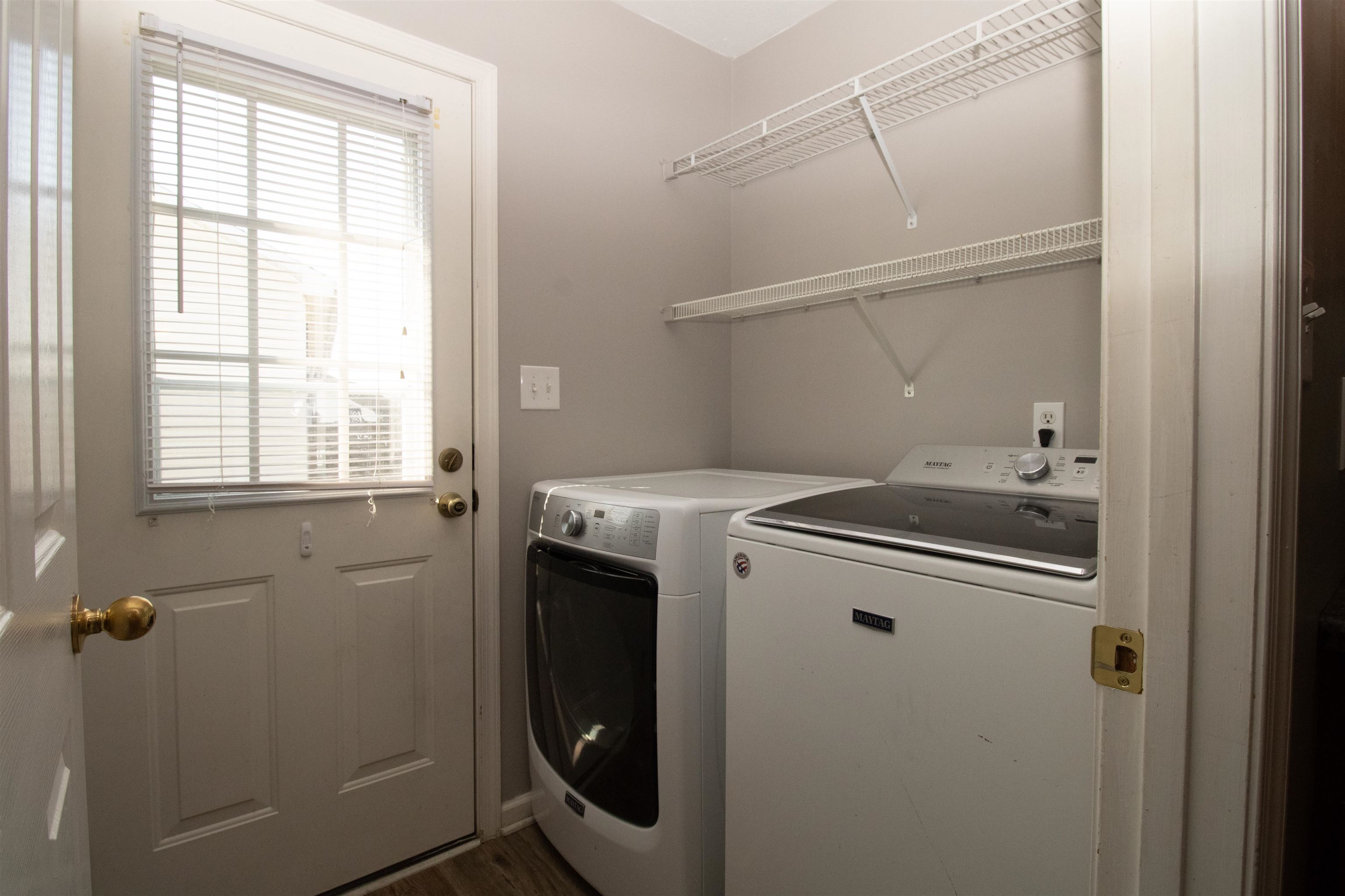 37 Danforth Drive Weyers Cave, VA 24486 - Photo 41 of 45 a utility room with dryer and washer