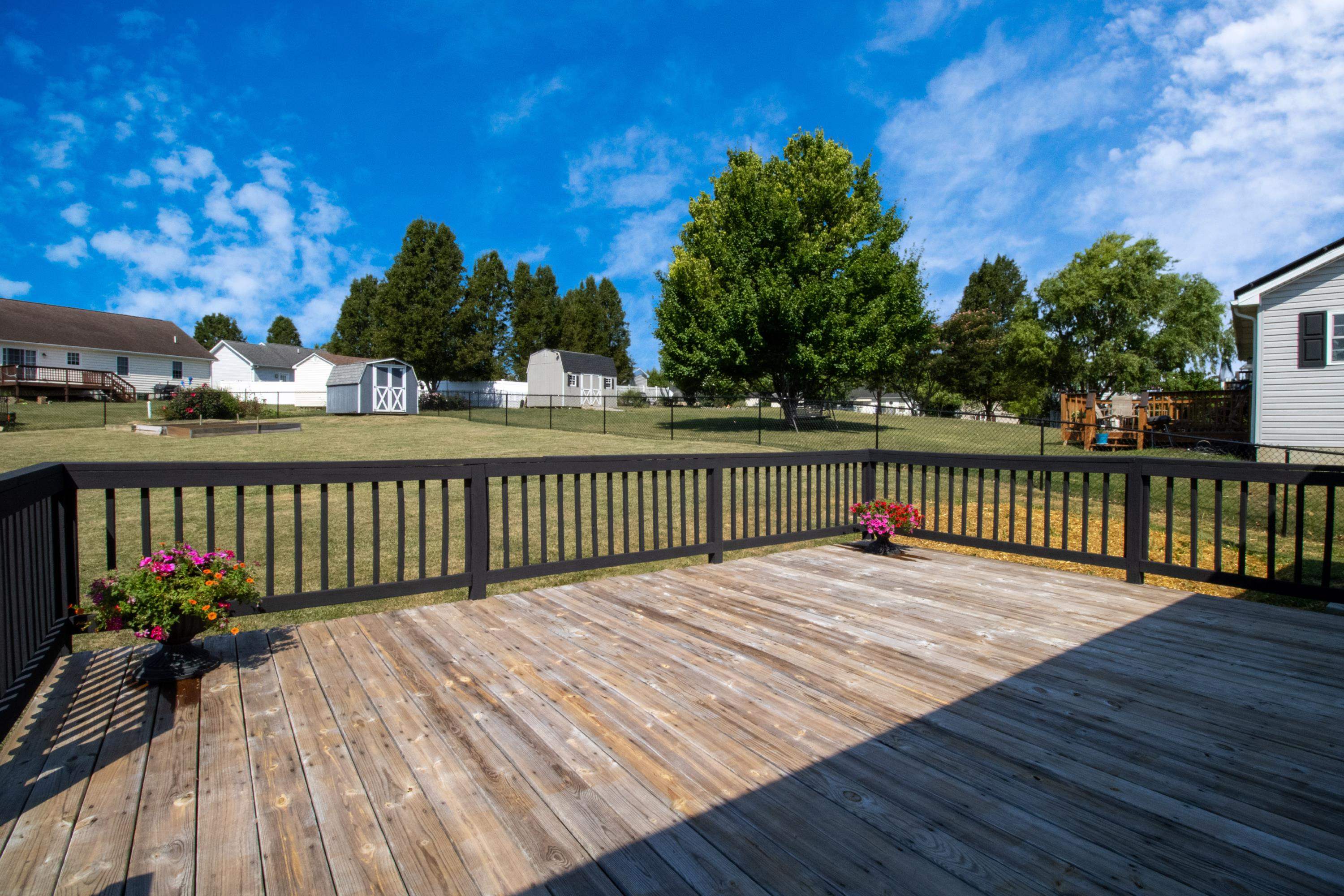 37 Danforth Drive Weyers Cave, VA 24486 - Photo 42 of 45 a view of wooden deck and a garden