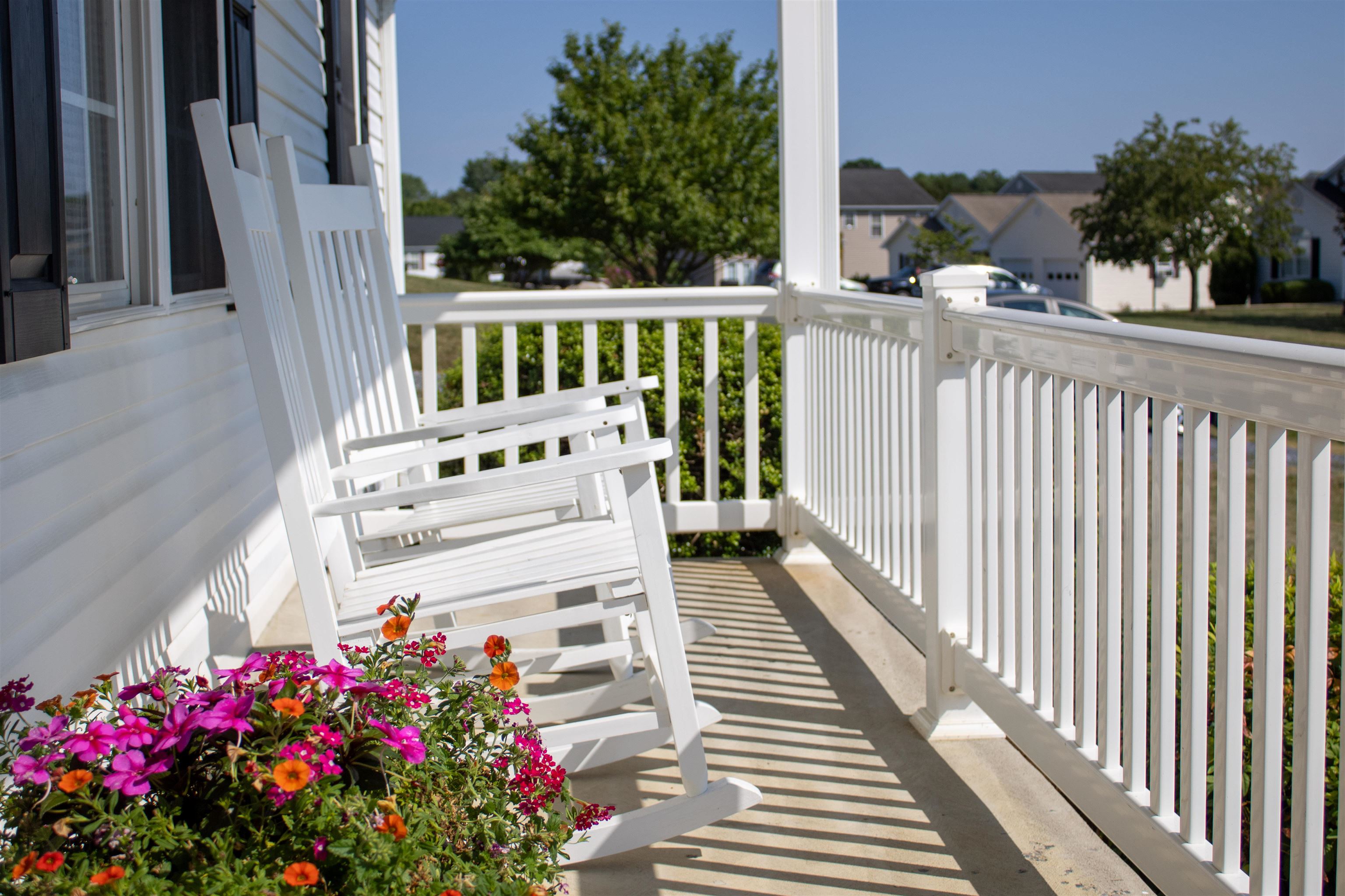 37 Danforth Drive Weyers Cave, VA 24486 - Photo 7 of 45 a view of a balcony with flower plants