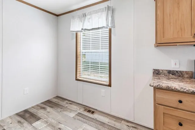 a view of kitchen and window