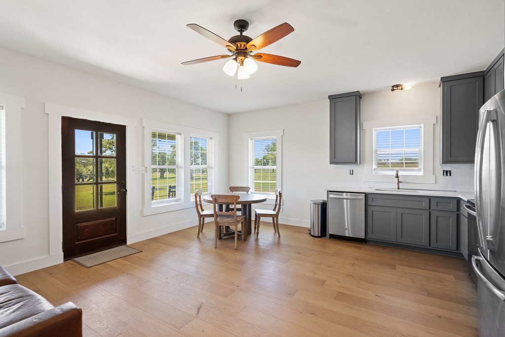 784 Ranch Road 2721 Johnson City, TX 78636 - Photo 9 of 20 a view of a kitchen with a sink and a window