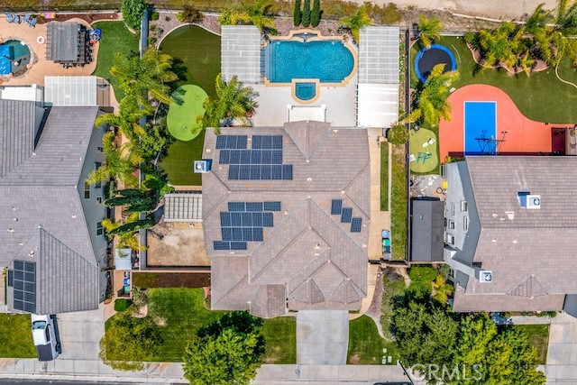 34150 Starpoint Street Temecula, CA 92592 - Photo 64 of 65 an aerial view of a house with a yard and a fountain