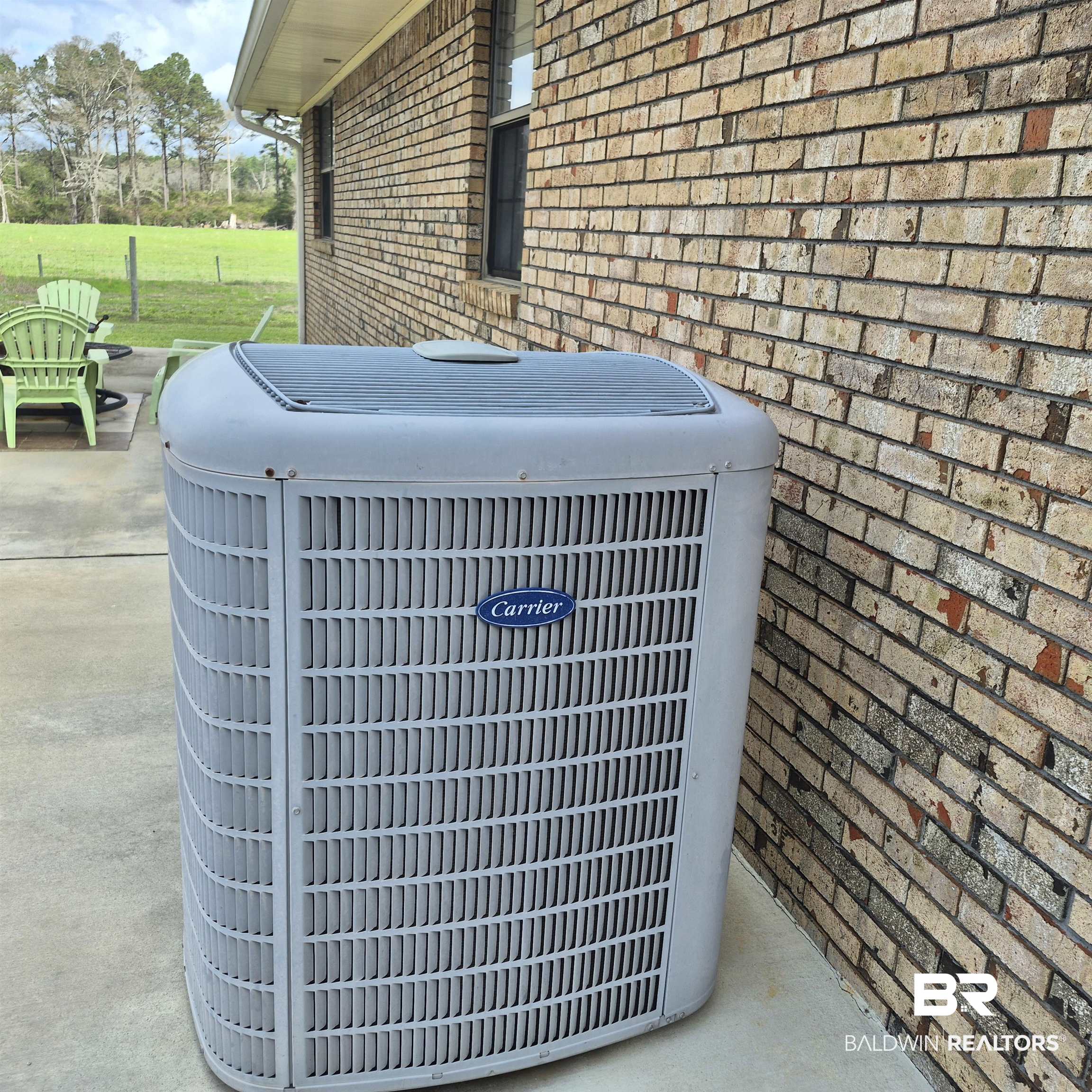 26635 Highway 41 Range, AL 36473 - Photo 44 of 74 Exterior view of brick siding and a cooling unit