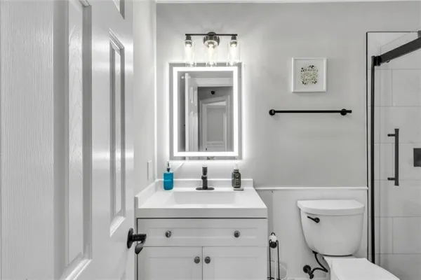 a view of yard with outdoor seating