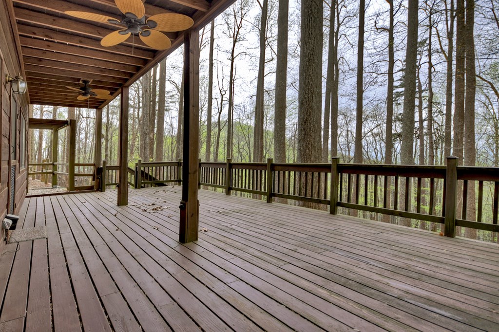 1285 Walnut Ridge Ellijay, GA 30536 - Photo 33 of 38 a view of balcony with wooden floor